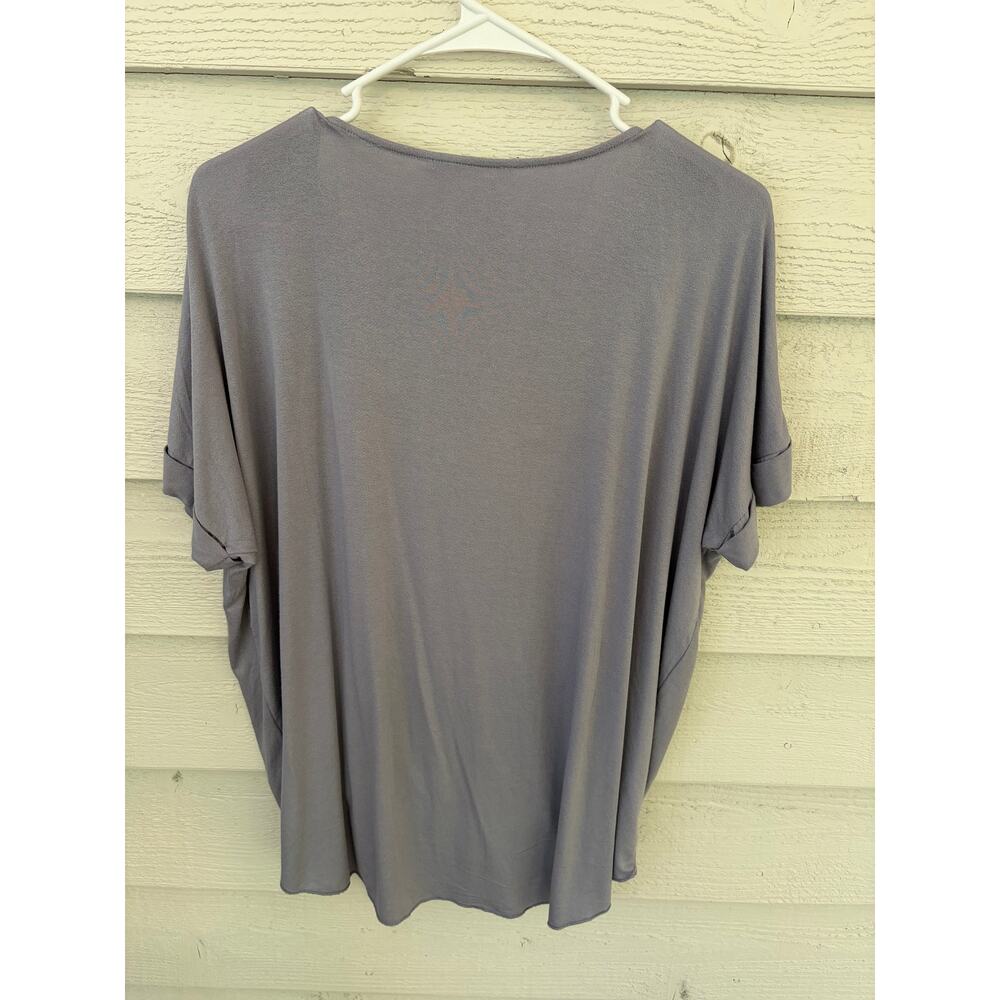 Double Zero Oversized Lavender Surplice Drape Top – Women’s Spicy Small - Picture 7 of 7
